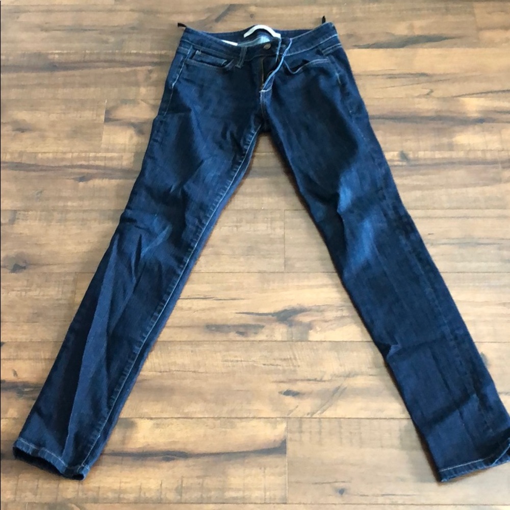 Joe’s Jeans, Dark Wash and Cigarette Fit